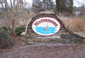 Watershire Entrance Sign Watershire Entrance Sign