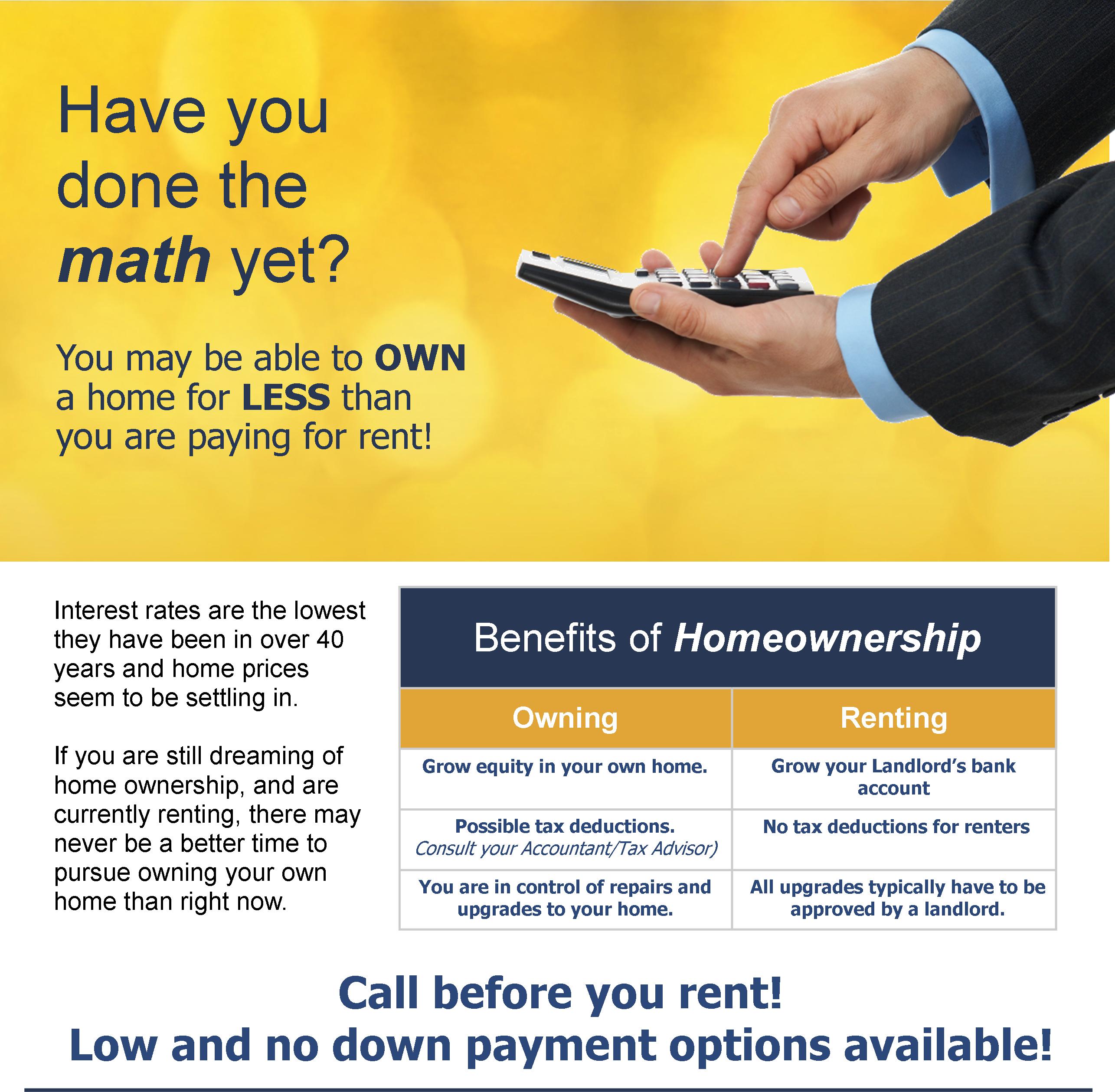 renting vs owning a home essay